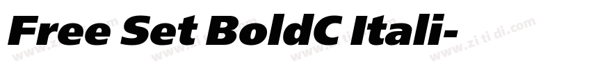 Free Set BoldC Itali字体转换